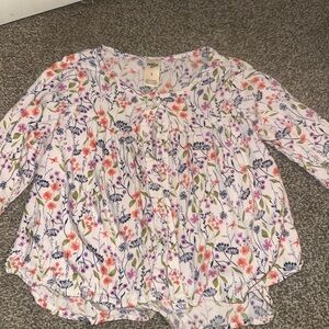 OshKosh B'gosh Floral Button-Up Blouse